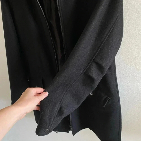 HILARY RADLEY Wool blend parka Sz Small - Picture 5 of 7